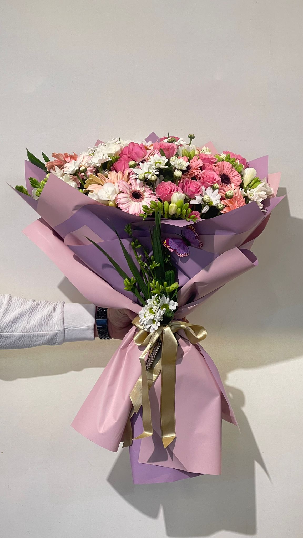 Karışık Pembe Soft Buket